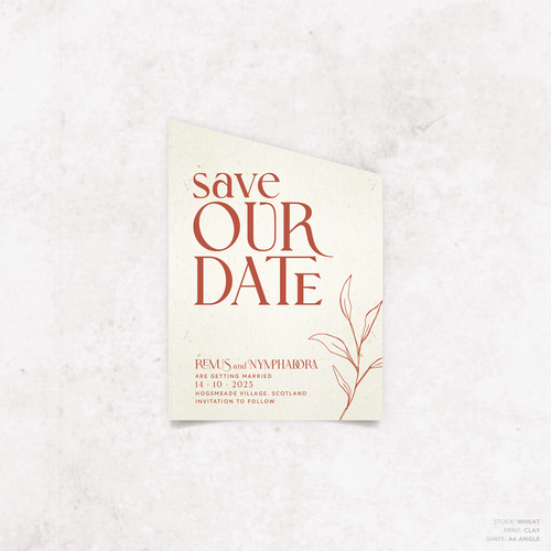 Wolfsbane: Wedding Save The Date