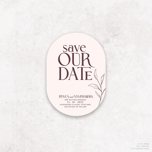 Wolfsbane: Wedding Save The Date